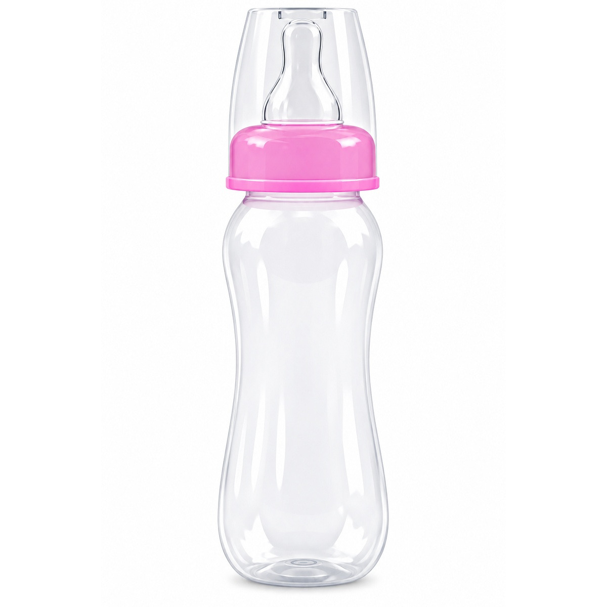 Mamadeira Mamita Silicone 240ML Rosa Antivazamento